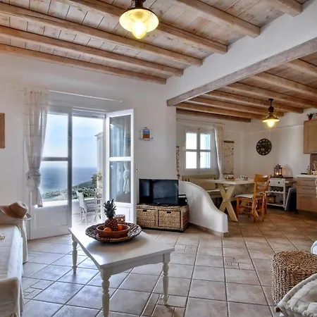וילה Elia Mykonos Villa With Shared Pool Magnificent Views